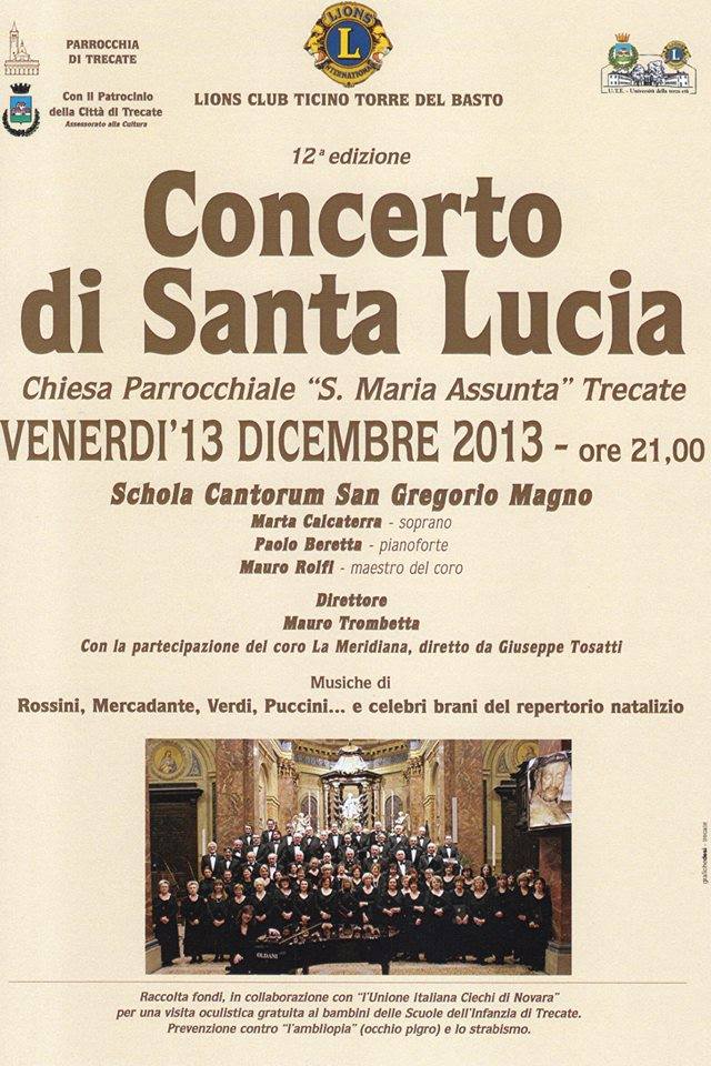 CONCERTO S.LUCIA 13 DICEMBRE 2013